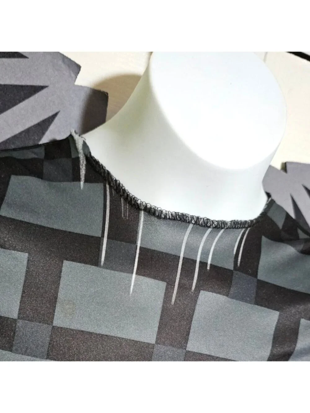 Minecraft Ender Dragon Kids Costume 7-8 Mask Wings Tail Halloween Gaming Damaged